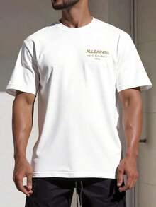 Men's T-Shirt Graphic Letrar All Saints Academia Street - 白色 - 查看 3
