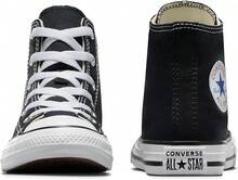 Converse 男孩 Chuck Taylor All Star Core Hi（小童）運動鞋，黑色 - 黑色 - 查看 3