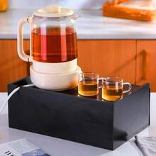 Gift,Tea Bag Organizer Wood Tea Organizer Storage Box 8 Compartments Container Holder With Lid To Storage And Keep Black - Đen + 13 x 8,07 x 4,92 inch - Xem 3