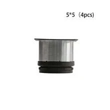 4 件装可调节不锈钢金属家具腿，黑色圆腿，适用于咖啡桌、橱柜、沙发架、电视柜、书架 - 彩色 - 查看 13