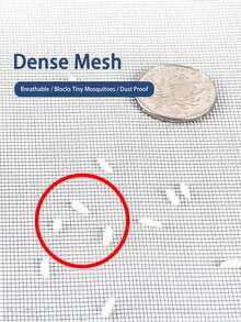 DIY Large-Size White Window Screen Mesh - Pet-Proof & Mosquito/Insect Resistant, Fit For Balconies, Gardens & More - White - View 4