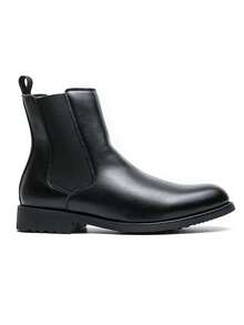 Salkin 复古设计师男士切尔西靴，套穿式，尖头设计，奢华中筒踝靴，男士柔软真皮靴，绅士商务正装鞋，休闲办公派对鞋，浪漫晚餐约会礼物，返校学生鞋，学院风，建议选大一码