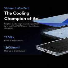 itel Super 26 Ultra 双卡 4G Android 15 智能手机 8GB RAM 256GB，6000mAh 电池，Type-C 充电，50MP 摄像头，指纹解锁 - 藍色 - 查看 10