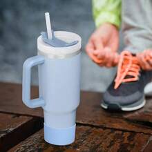 Silicone Boots Adventure 40oz Tumbler With Handle IceFlow 30oz 20oz, Protective Bottle Bottom Sleeve, Non - Slip Sport Bottle Accessories 2Lakeblue - 1綠1黃 - 查看 9