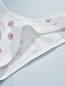 5PCS Women's Thongs Pink Cute Style Comfortable Breathable Cotton Underwear Skin-Friendly Soft Suitable For Daily Wear Sleeping Underwear - Nhiều màu - Xem 4