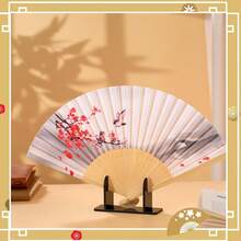 4pcs Acrylic Folding Fan Display Stand, Transparent Fan Holder, Easel, Hand Fan Stand, Collapsible Hand Fan Display Base, Fan Storage Rack - Multicolor - View 3