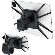 2-In-1 Holder For Treadmill, Spin  Tablet Holder Mount, Exercise  Phone Holder, Anti-Slip  Design Mount, Fits All 5.5-12.9" Cell Phones And Tablets