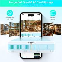 200万像素无线灯泡式安防摄像头，支持2GHz和4GHz WiFi，具备移动侦测、双向语音、聚光夜视功能，E27螺口灯座 - 彩色 - 查看 2