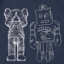 KAWS X  X  Coach Jacket Navy Blue (SS24) 476316 - 藏蓝色 - 查看 4
