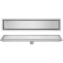 HEEDU Drenaje de Piso-10 * 40CM, Drenaje de Ducha, SUS304 Acero Inoxidable Coladeras de Desagüe para Aseo, Cocina, Jardín, Piscina (Trefilado Alambres) - Trefilado Alambres - Ver 7