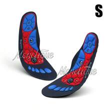 1 双穴位按摩鞋垫，足部按摩鞋垫，足弓支撑鞋垫，舒适步行鞋垫，可修剪以适合所有鞋子，男女通用鞋垫配件 - 紅色 - 查看 9