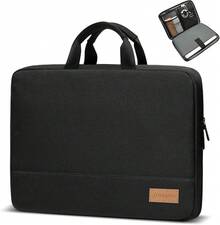 Laptop Sleeve Case, 15.6 17.3 14 13.3 12.3 Inch TSA Laptop Sleeve Computer Carrying Bag - 黑色 - 查看 2