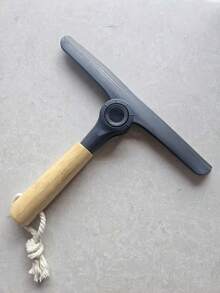 1 件装软橡胶 T 型玻璃刮刀，可旋转橡胶刮刀，用于清洁车窗、玻璃窗、浴室、台面 - 彩色 - 查看 9