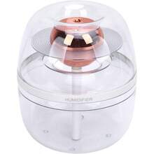 Humidificador, Humidificador Porttil de 3L con Boquilla Dual con Energa con Luz Nocturna para la Oficina White - blanco - Ver 2