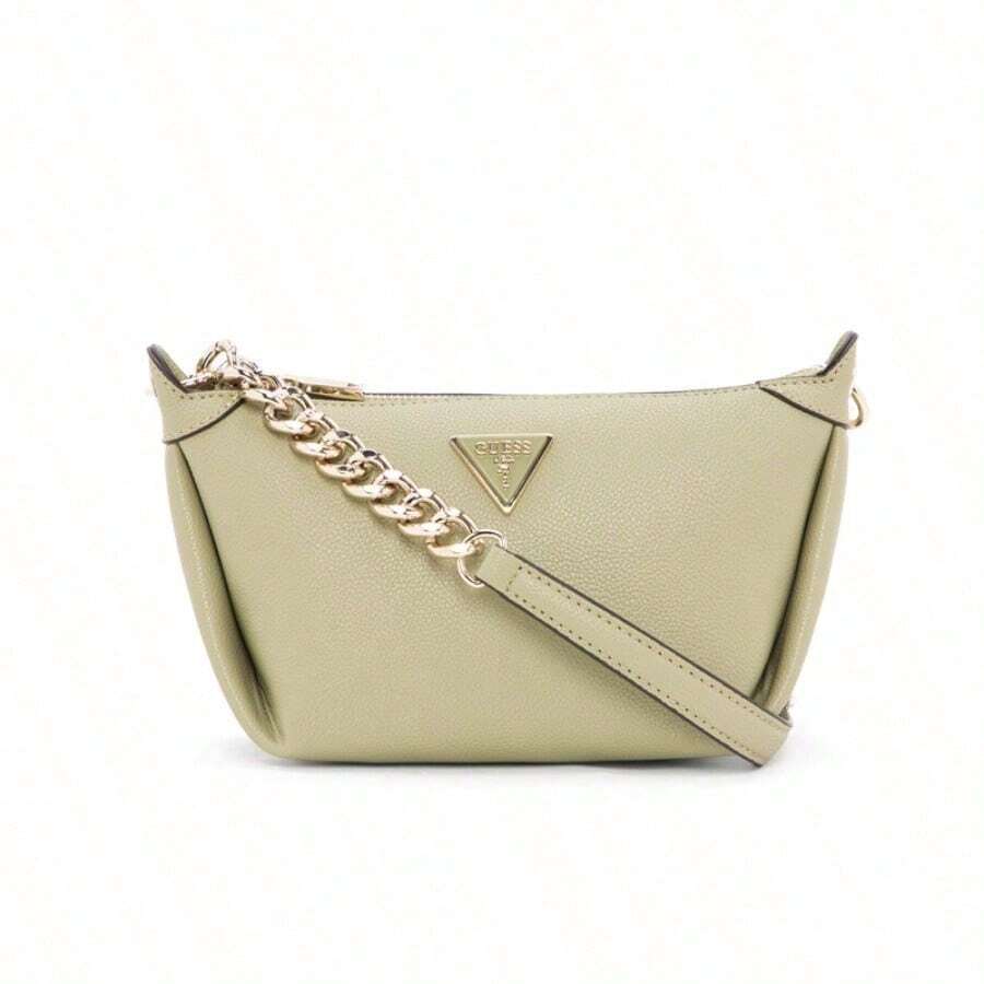 Guess Damen Meridian Reißverschluss Schultertasche Handtasche/BG877817 Hellgelb