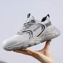 GUYISA 蓝鸥专业安全鞋，欧盟标准钢头，柔软凯夫拉防刺穿中底，适合所有季节男士功能鞋 - 灰色 - 查看 8