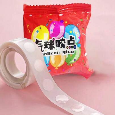 100 件/500 件 Tacky Putty 透明粘合剂可移除双面粘性胶贴纸点无痕安装腻子适用于桌面装饰、墙壁挂画工艺品节日派对装饰