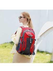 Rucsac nou pentru drumeții în aer liber, geantă de călătorie cu capacitate mare pentru bărbați și femei, rucsac impermeabil pentru camping și trekking, 58 * 32 * 3 cm, culori multiple disponibile - roșu - Vizualizare 12