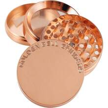 2 4 Piezas Metlico con Rascador Polen para Hierbas y Especias 5cm, Oro Rosa - rosa - Ver 5