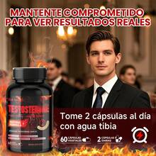 Testosterona para hombres Quitmood Ultra Plus, Vitality, extracto de maca shilajit y hierba de cabra en celo, alta potencia, 60 cápsulas, el mejor regalo para hombres. - 120 cápsulas - Ver 5