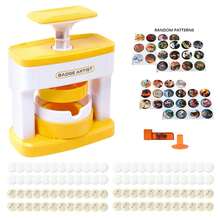 Badge Maker 1 Set DIY Round Button Maker With 48 Patterns And 48 Button Parts Cute Press Pin Maker Machine Gift (Some Color Patterns Are Random) - Multicolor - View 17