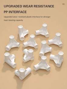 Zapatero Organizador a Prueba de Polvo, Tela no Tejida, 5 niveles - Multicolor - Ver 5