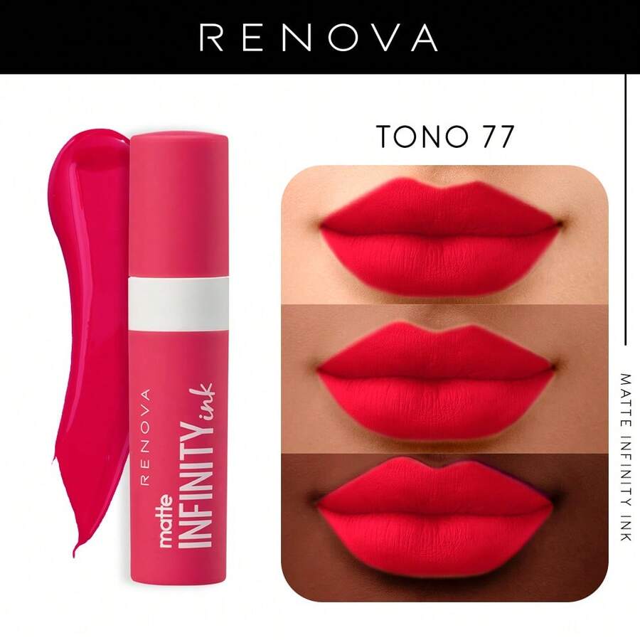 Matte Infinity Ink Renova Liquid Lipstick, 5ml - 77號音 - 查看 1