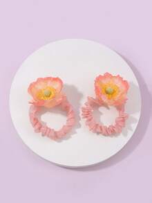 زوج من أربطة الشعر الحمراء الأنيقة والحيوية والجميلة متعددة الاستخدامات للنساء، مناسبة لمناسبات متنوعة، حاملات ذيل الحصان، أربطة الشعر، أشرطة المطاط للشعر، حبال الشعر