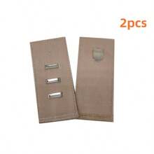 1 件/2 件无缝腰部延长器 - 可调节牛仔裤纽扣，男女适用 - 可拆卸腰带扩展器