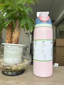 زجاجة مياه رياضية معزولة من الفولاذ المقاوم للصدأ سعة 32 أونصة مع قش للرياضة والسفر والمدرسة، كوب قهوة معزول معدني كبير السعة 32 أونصة قابل لإعادة الاستخدام، يحافظ على درجة حرارة المشروبات ساخنة/باردة لساعات، مقاوم للتعرق، متين، زجاجة مياه رياضية سعة 32 أونصة للأنشطة الخارجية والتخييم والقيادة، هدية عيد ميلاد، هدية عيد الميلاد للرجال والنساء عشاق اللياقة البدنية