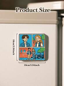 1pc Custom Music Album Fridge Magnet, Customized Magnet For Refrigerator, Customizable Photo Album Refrigerator Magnet, Personalized Music Player With Photo, Song, Album Cover, Fridge Magnet Can Play Songs, Custom Gift, Personalized Gift