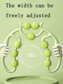 Leg Massager, Leg Roller Shaper With 9 Massage Wheels, Calf Muscle Relaxer And Gym Accessories Yoga Roller For Thigh Muscle Relaxation, Sports, Gym, Home Exercise, Massager, Massage Muscle Stretching Relaxation Massage Equipment - Multicolor - View 9