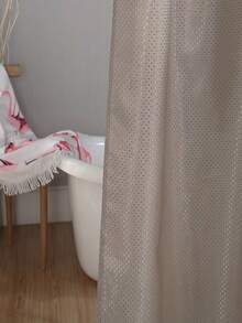 Coffee-Colored Fashionable Simple Shower Curtain Home Bathroom Decor Fall Decor Bathroom Accessories Back To School - Coffee Brown - View 16