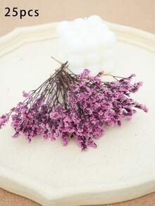 1/6 Box Mini Dried Baby's Breath Flowers, Bulk Bouquet Natural Gypsum Flowers For Wedding Wreath, Bridal Shower, Home Vase Decor, Card Making DIY - Pink Crystal Grass - View 10