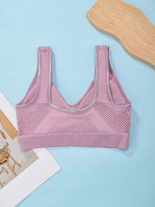 "CurveGlam™ Plus - Size Sports Bras: Embrace Your Beauty" - 混色 - 查看 8