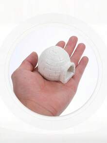 Miniature Figurines, Micro Landscape Decoration, Lifelike Ice House Model Realistic Figures, Suitable For Winter Wonder, Garden Or Home Decoration, Winter Wonder Decoration, Party Gift, Best Winter Gift For Friends, Figurines, Realistic Polar Figurines, Valentine'S Day Gifts