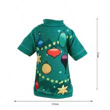 Conjunto de manga corta con estilo navideño, adecuado para muñecas de 25-30 cm, disfraz de elfo de estantería navideña, con elementos multiholidayversátiles de manga corta (muñeca no incluida) - Multicolor - Ver 15