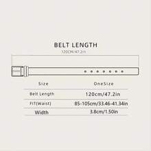 Gleebuy 1pc Truck Shaped Zinc Alloy Buckle Embossed PU Leather Casual Belt, Unisex