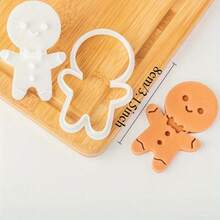 Moule à biscuits en pain d'épices de Noël en forme d'homme. Moule d'embossage pour famille, fille, garçon. Outils de découpe de biscuits, ustensiles de décoration de gâteaux