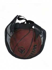 One Sports Equipment Storage Bag - Made Of Durable Material, Machine Washable. Sports Equipment Storage Bag | Fashionable Storage Bag | Secure Zipper Closure, Suitable For Basketball, Football And Volleyball.