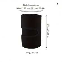 Adjustable Compression Belt With Thigh Support Breathable Mesh Fabric And Elastic Waistband For Workout And Muscle Support(Single Pack)