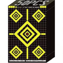 Sight In Shooting Range Paper Target, 17X25 Inch High Visibility Target Paper Indoor And Outdoor Shooting Practice, Suitable Handgun, Pistol, Rifle, Airgun, Pellet BB Gun - 50 PACK - View 3