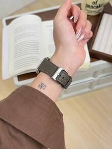 1 Pc Leather Loop Compatible With Apple Watch Band Women Bracelet Sport 38mm 40mm 41mm 42mm 44mm 45mm 46mm 49mm , Strap Compatible With Apple Watch Watchband Series Ultra 10/9/8/7/6/5/4/3/2/1 SE