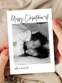 Customized Photo Cards With Envelopes, Personalized Christmas Picture Card, Best Loving Sending Christmas Gift For Her Him, Custom Name & Picture For Christmas, New Year, Holidays, Family Parties & Business Branding,Festive Calendar - Multicolor - View 5