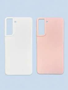 Bộ 2 ốp lưng điện thoại tối giản màu trơn, hồng và trắng, tương thích với iPhone 16, 16 Pro Max, 16 Pro, 16 Plus và các dòng điện thoại Galaxy. - Nhiều màu - Xem 13