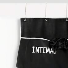 Cesto Saco De Roupa Suja De Pendurar Atrás Da Porta - Preto - Visão 2