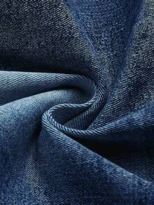 Women's Vintage Stretchy Ripped Flared Denim Jeans- Comfortable For Everyday Casual - 藏蓝色 - 查看 3