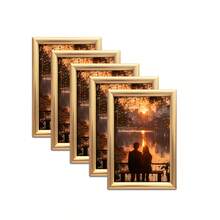 1pc Or 5pcs Semi-Circle Photo Frame, Classic & Durable Christmas Photo Frame - Multicolor - View 24