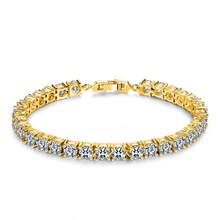 1pc 10.5-14 Carat Lab-Created Moissanite Tennis Bracelet, 18K White Gold Plated 925 Sterling Silver, 4mm D Color VVS1 Round Cut Moissanite Bracelet, Suitable For Women And Men, Jewelry Gift