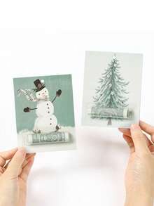 6pcs Christmas Money Holder Card For Cash, Christmas Party Favors Bags, Christmas Tree Snowman Pattern Cash Holder, Christmas Gift Idea, Xmas Gifts, Merry Christmas Gift Packaging Bags, Red Packets, Christmas Decorations 2025, Christmas Tree Decoration, Christmas Hanging Decor, Winter Holiday New Year Christmas Party Supplies, Christmas Party Supplies, Home Decor Room Decor, 2026 New Years Decoration Gifts